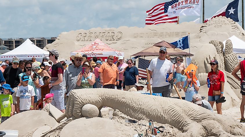 Texas SandFest in Port Aransas, Texas