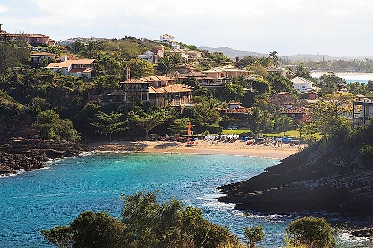 A cove beach in Armação dos Búzios.