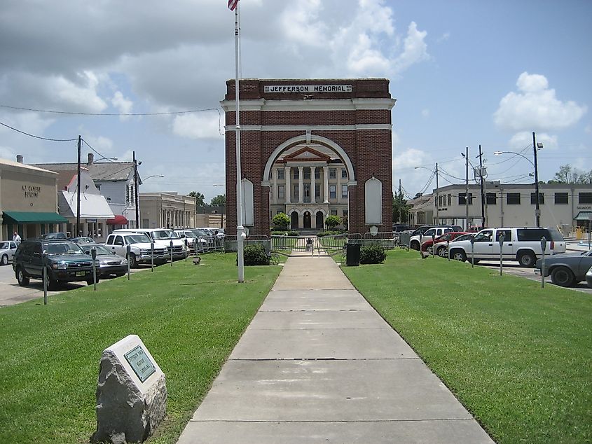 The Memorial Arch in Gretna, Louisiana