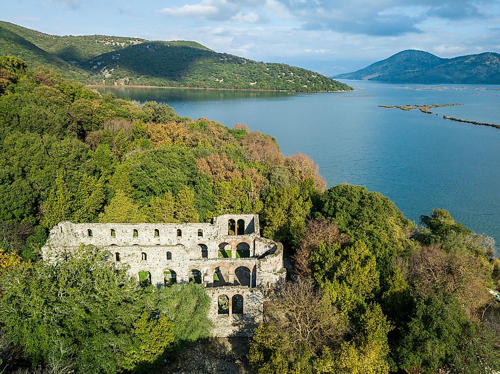 The ruins of Butrint, Alabnia. 