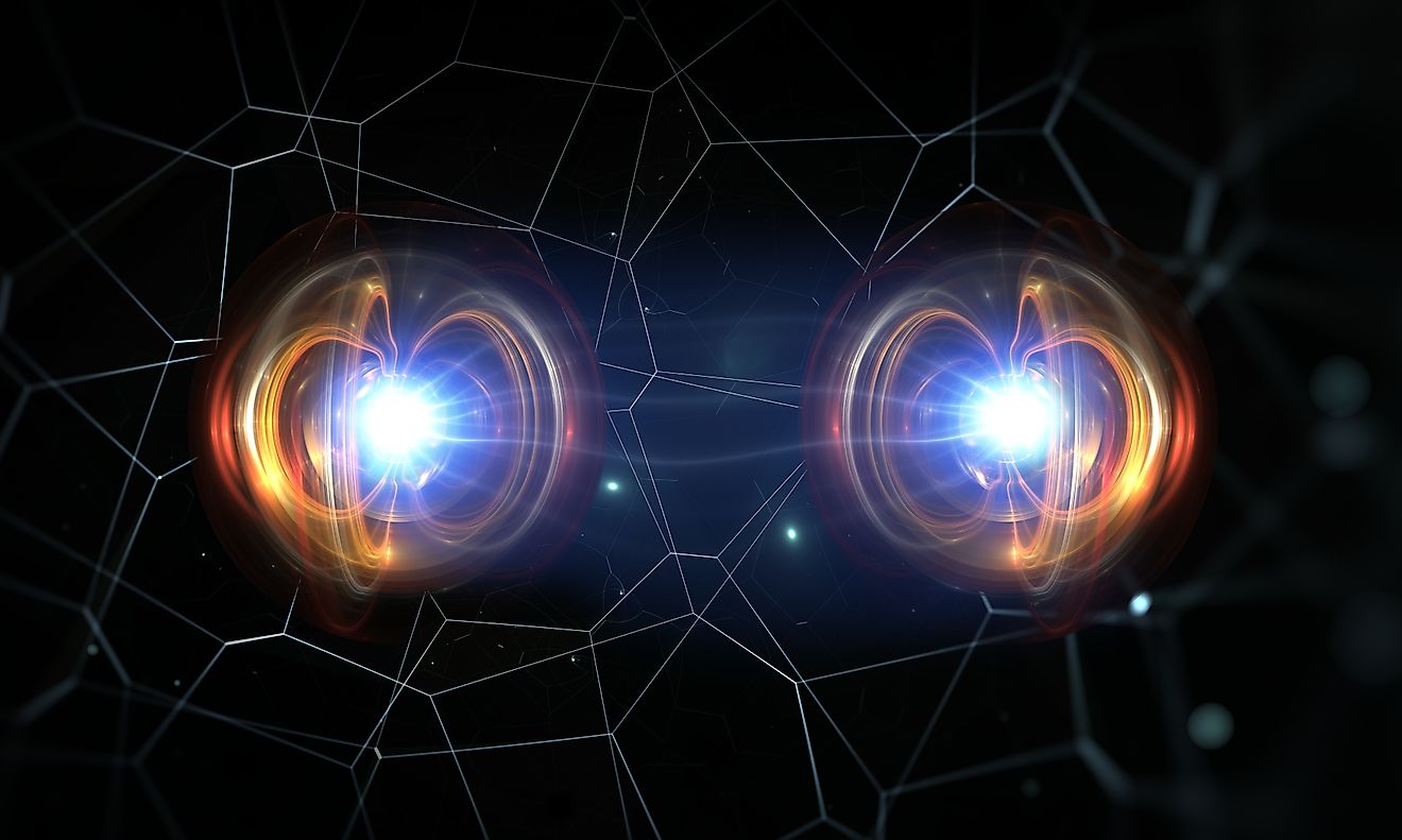 Concept art of Quantum Entanglement.