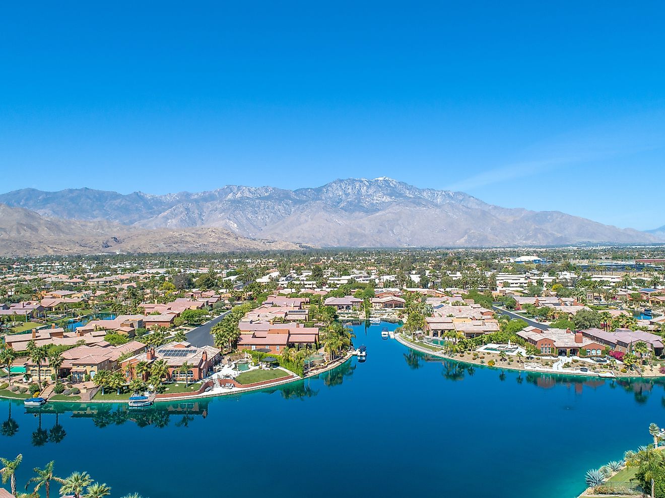 Aerial view of Rancho Santa Margarita in California.