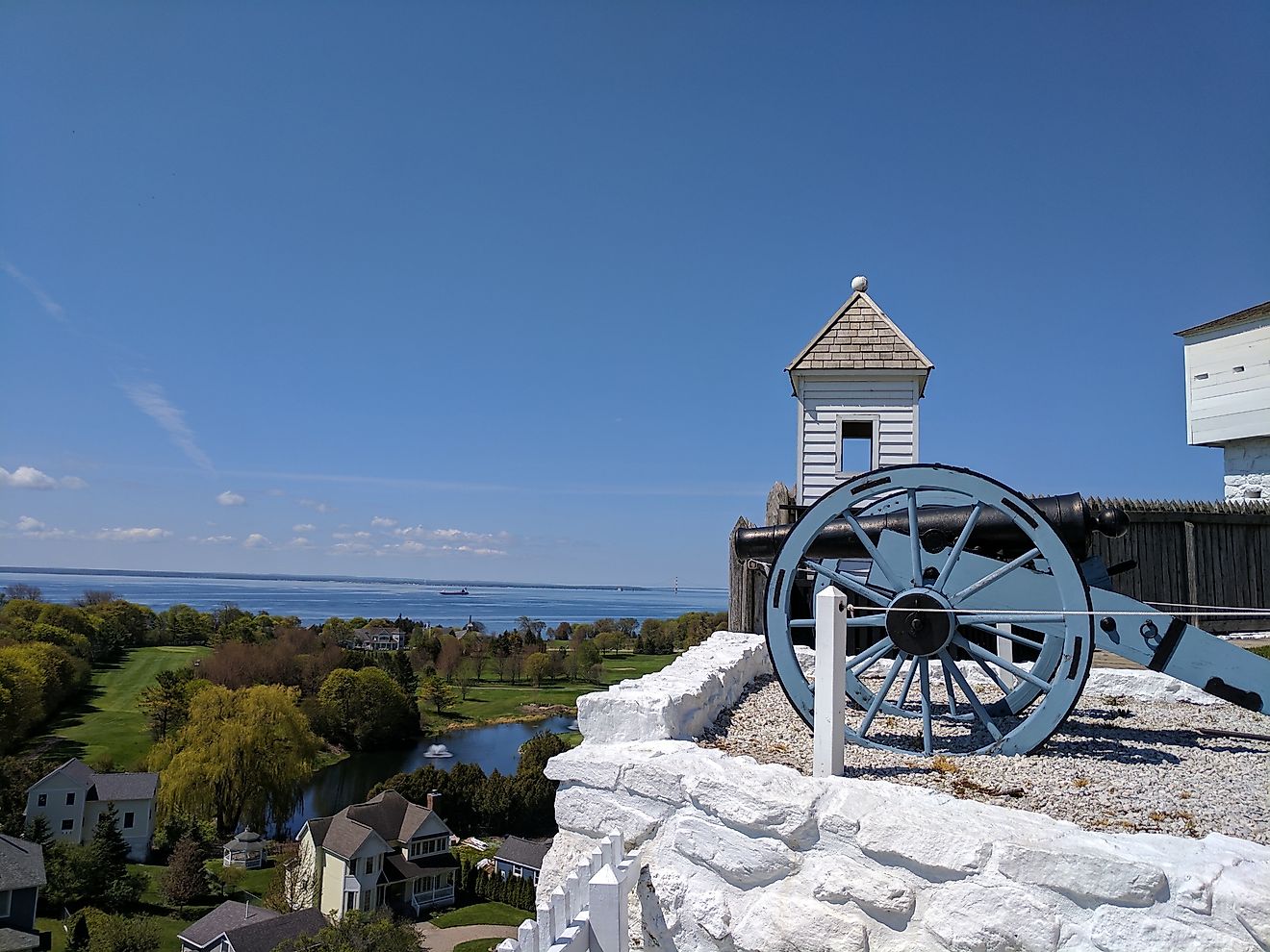 Fort Mackinac on Mackinac Island in Michigan.