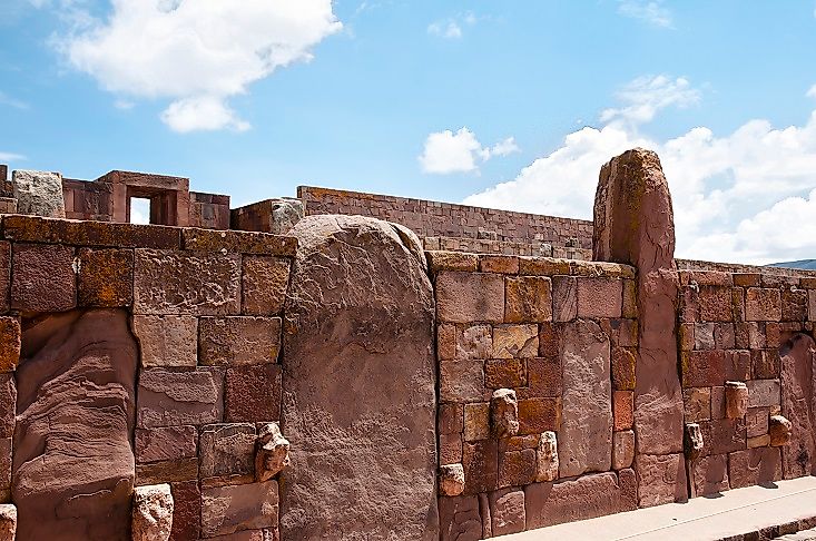 The ancient Tiwanaku ruins.