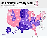US Fertility rates by state