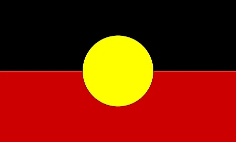 The Australian Aboriginal Flag is one of the official flags of Australia and represents Aboriginal Australians