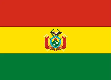 The flag of Bolivia.
